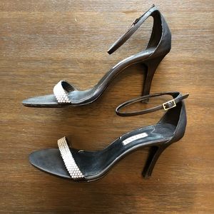 Alfani Rhinestone High Heel Strap Dress Shoes Size 8